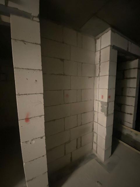 Кладка перегородок из газобетона